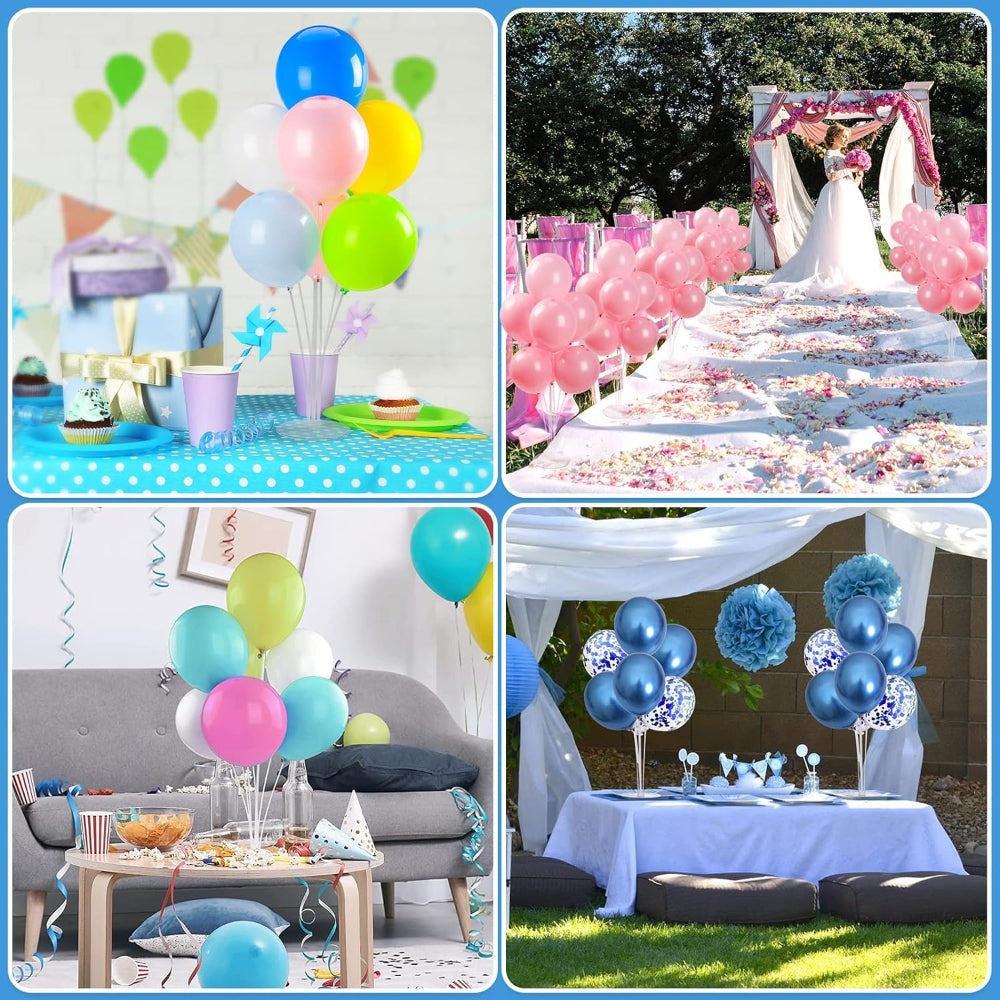 Balloon Table Stand Set Adjustable PVC Decorative  - Image 4