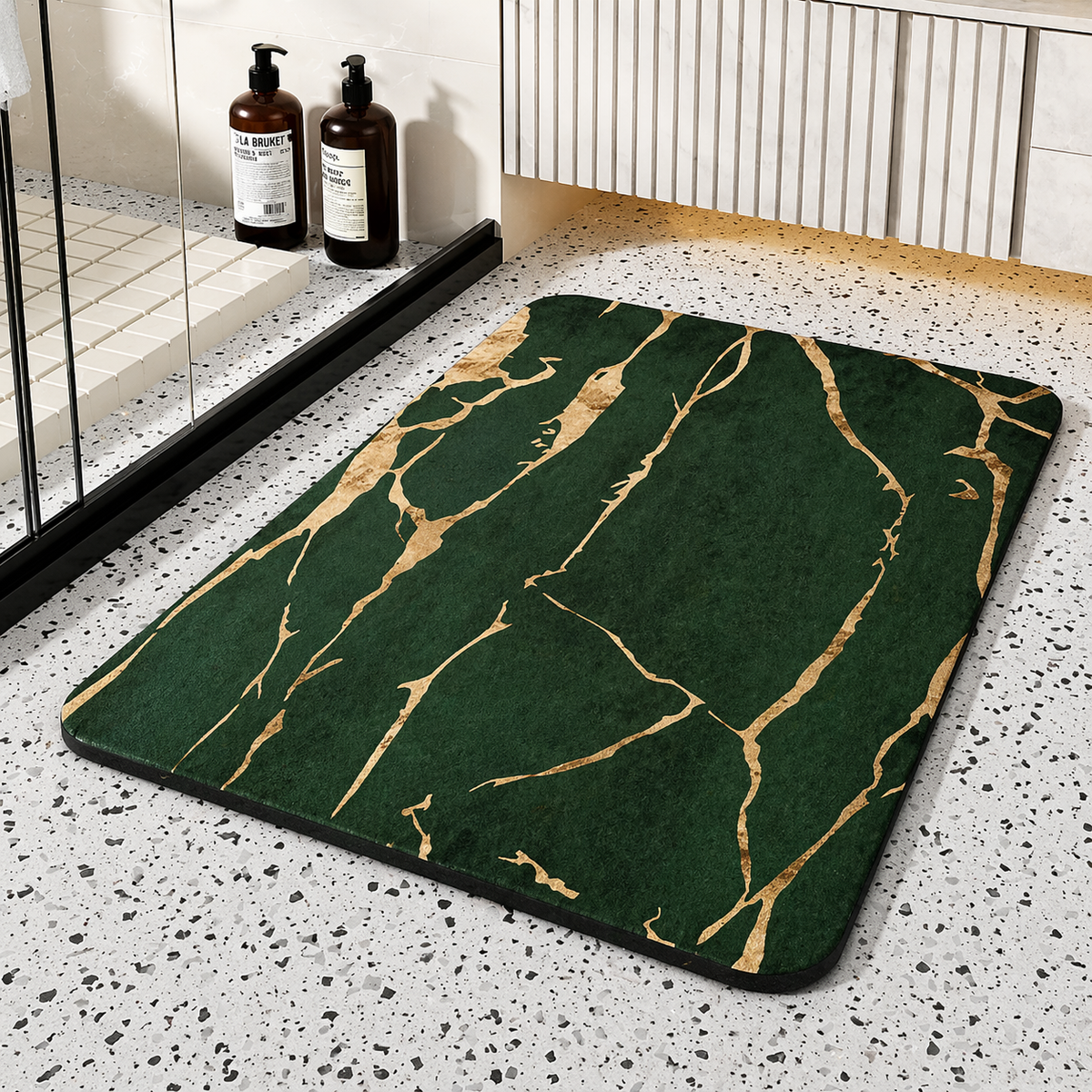 Diatomaceous Earth Stone Bath Mat Quick Dry - Image 4