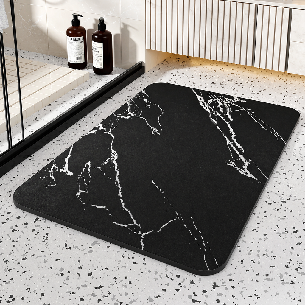 Diatomaceous Earth Stone Bath Mat Quick Dry - Image 2