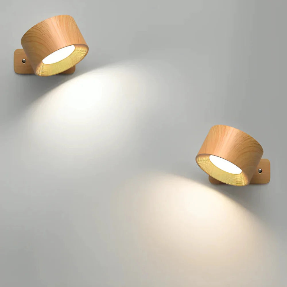 LED Dimmable Indoor Lamp Wall Light Rechargeable Magnetic - Image 8