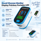 Portable Blood Glucose Monitor LED Display - Image 6