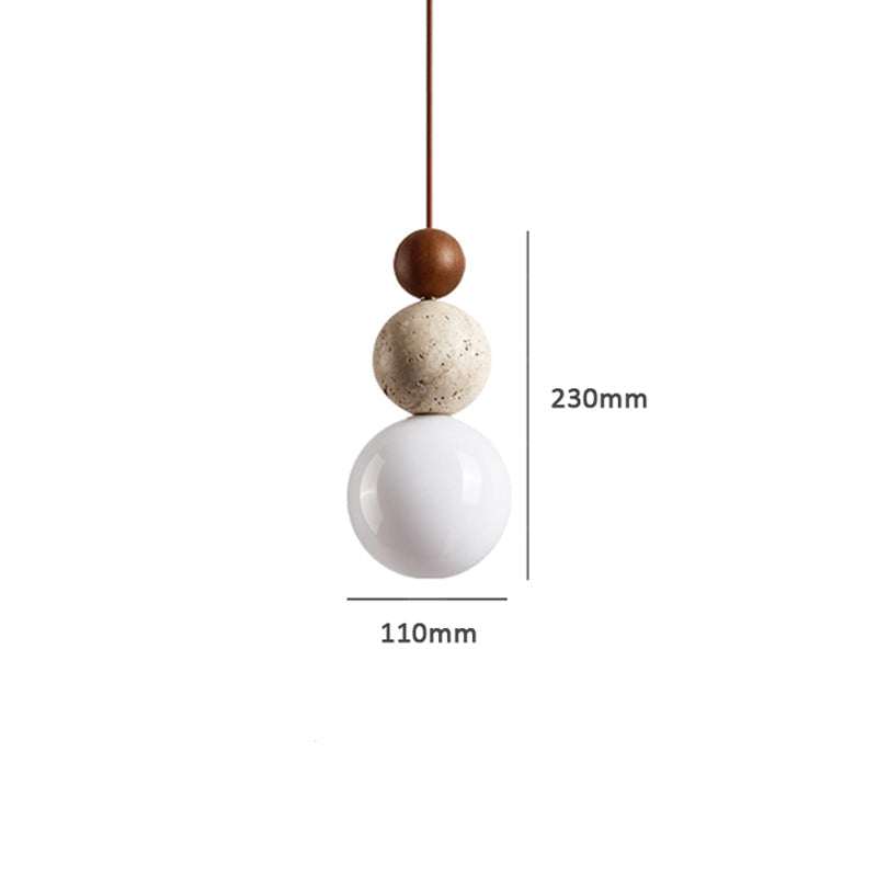 Neutral Contemporary Hanging Pendant Light - Image 6