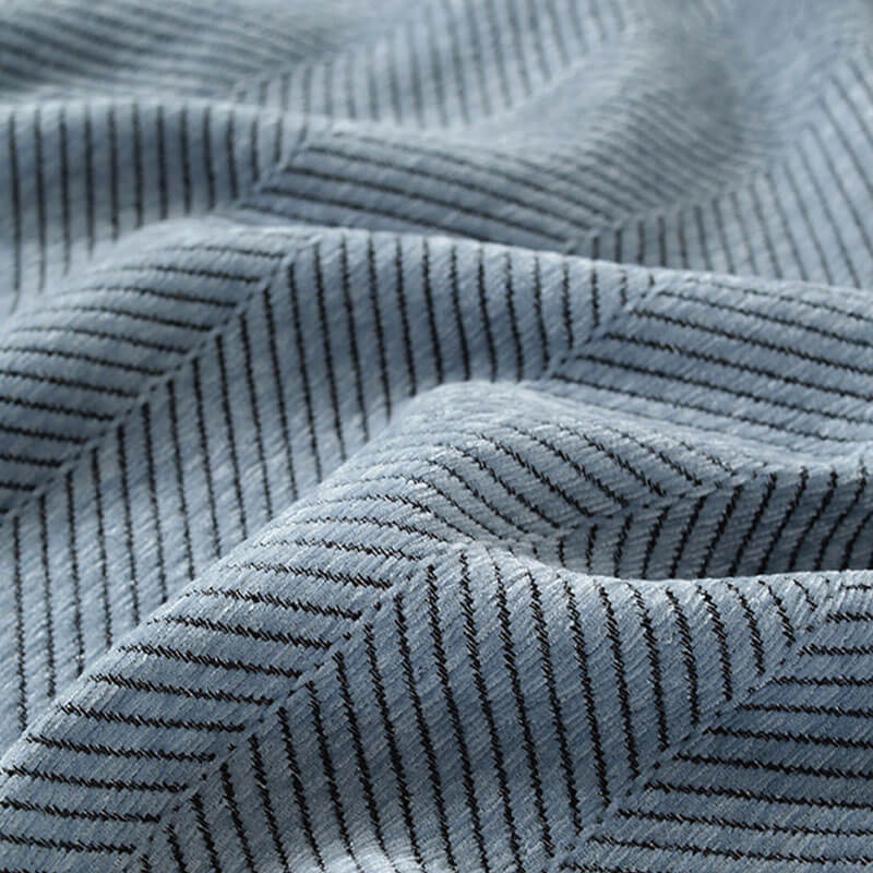 Herringbone Sofa Throw Soft Textured Blanket with Tassels - Image 4