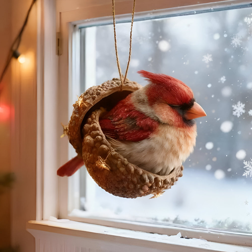 Acorn Acrylic Woodland Animal Christmas Ornaments 2D Flat - Image 10