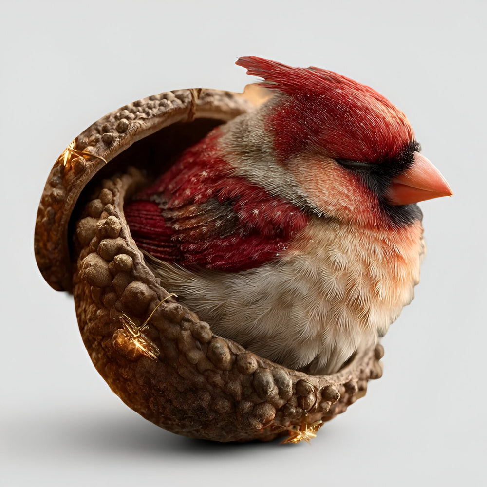 Acorn Acrylic Woodland Animal Christmas Ornaments 2D Flat - Image 12