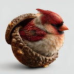 Acorn Acrylic Woodland Animal Christmas Ornaments 2D Flat - Image 12
