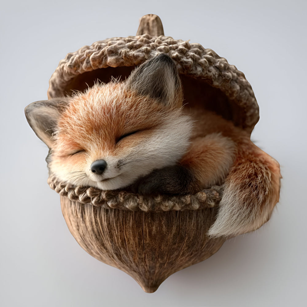 Acorn Acrylic Woodland Animal Christmas Ornaments 2D Flat - Image 15