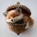 Acorn Acrylic Woodland Animal Christmas Ornaments 2D Flat - Image 15