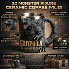 3D Sculpted Ceramic Monster Coffee Mug - Image 4