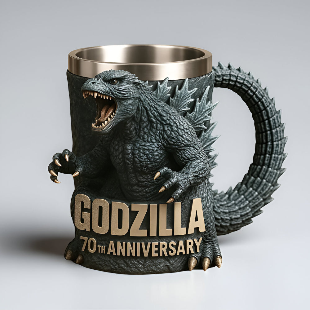 3D Sculpted Ceramic Monster Coffee Mug - Image 3