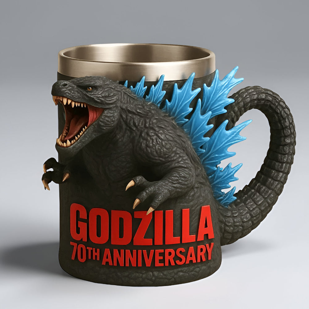 3D Sculpted Ceramic Monster Coffee Mug - Image 8