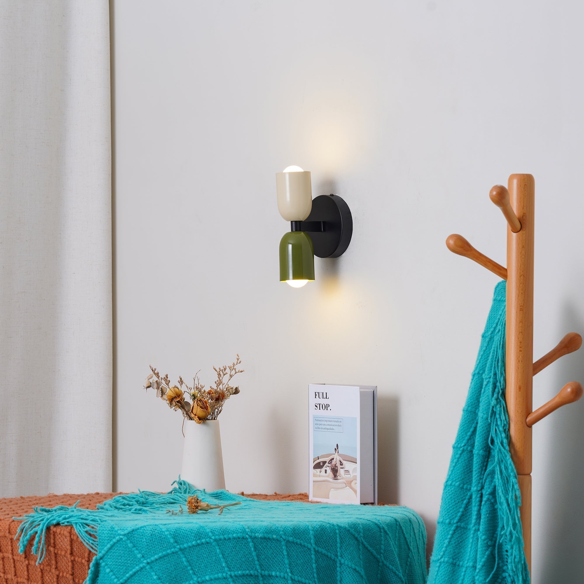 Two Light Wall Sconce Adjustable Wall Mounted Lighting - Image 13