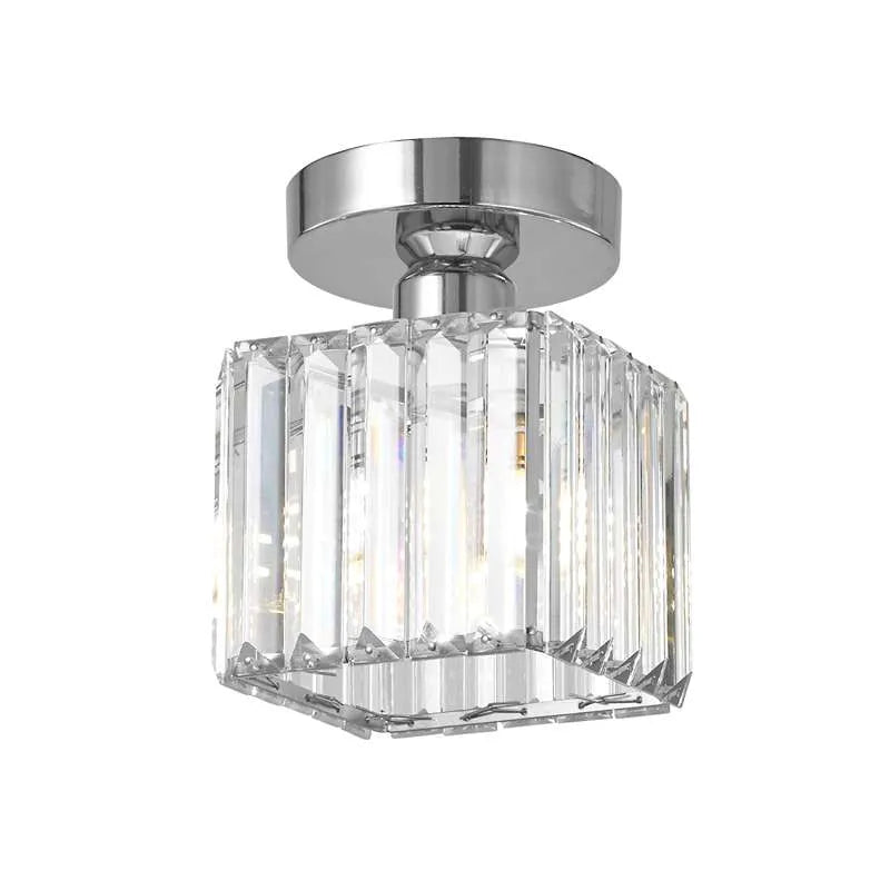 Black Crystal Flush Mount Ceiling Light Modern E27 - Image 30