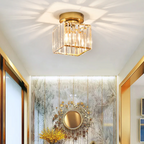 Black Crystal Flush Mount Ceiling Light Modern E27 - Image 19