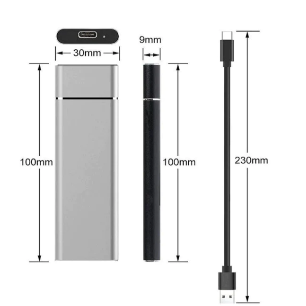 High-Capacity 8TB Portable External Hard Drive - Image 2