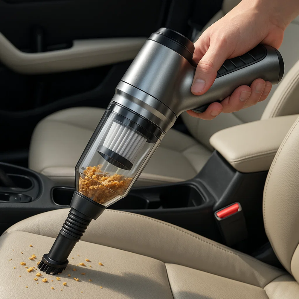 Car Vacuum Cleaner Powerful Compact Cordless Cleaner with Attachments