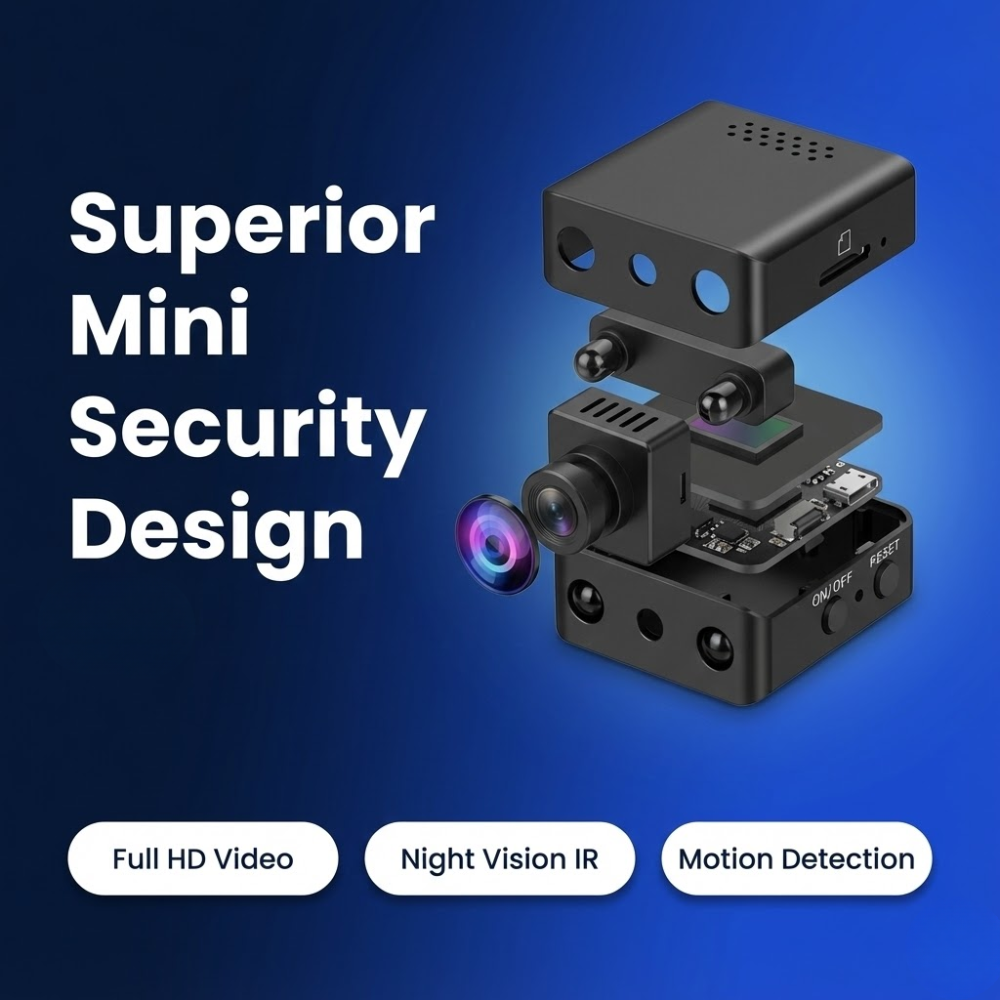 Mini HD Security Camera with Night Vision - Image 3