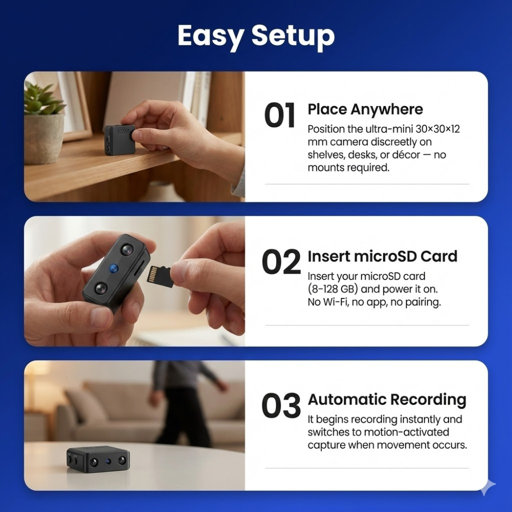Mini HD Security Camera with Night Vision - Image 5