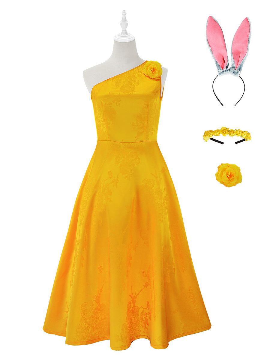 Bunny Cosplay Costume Set One Shoulder - Image 7