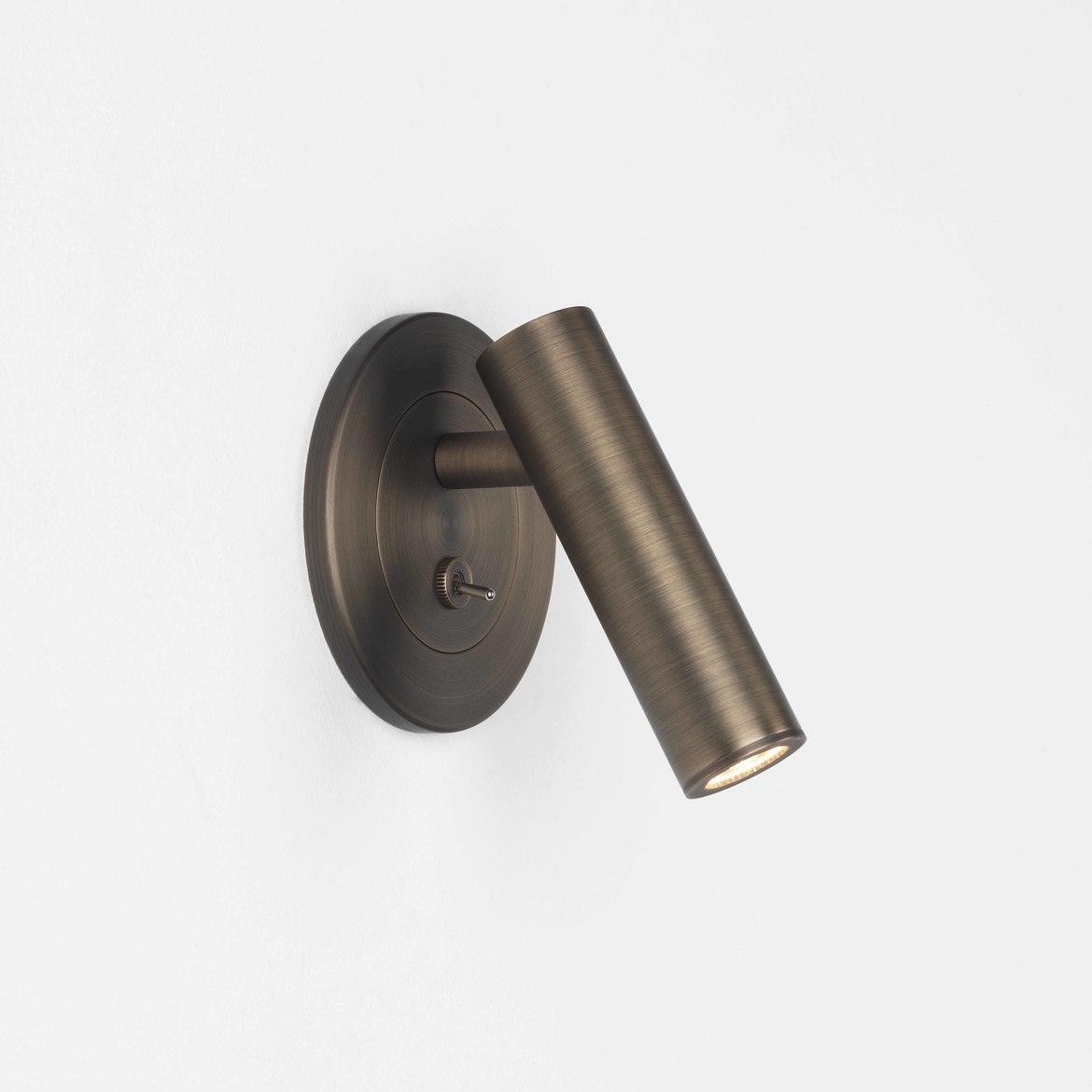 Adjustable Cylindrical Metal Wall Reading Lamp LED Bedside - Image 9