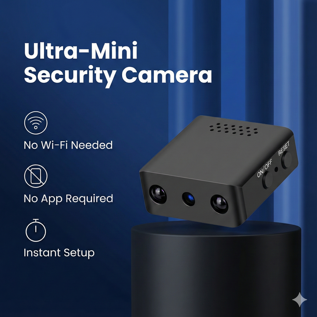 Mini HD Security Camera with Night Vision