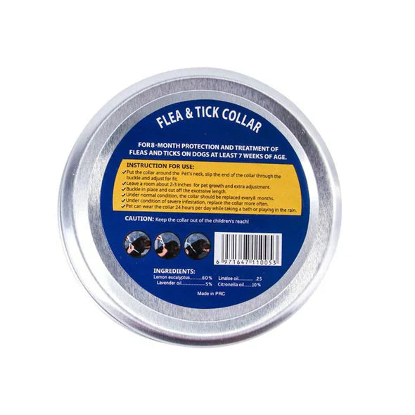Pet Tick and Flea Repellent Collar Long-Lasting 8-Month Protection - Image 3