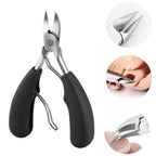 Curved Stainless Steel Toenail Scissors for Thick Nails