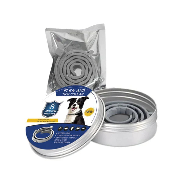 Pet Tick and Flea Repellent Collar Long-Lasting 8-Month Protection - Image 2