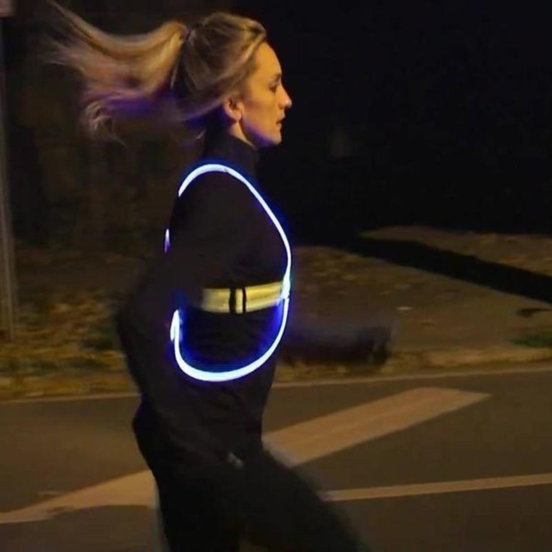 Reflective Safety Vest Night Running & Outdoor Activities - Image 3