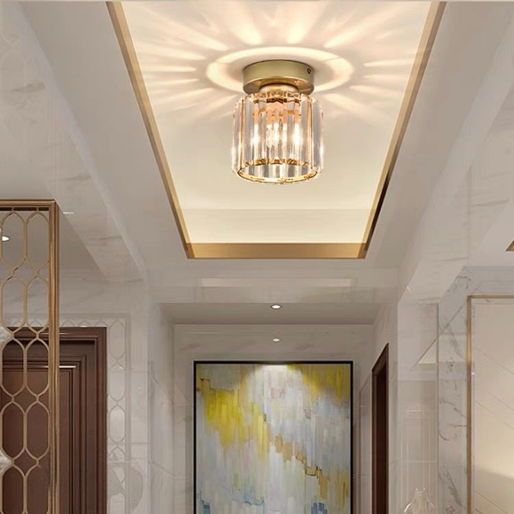 Black Crystal Flush Mount Ceiling Light Modern E27 - Image 20