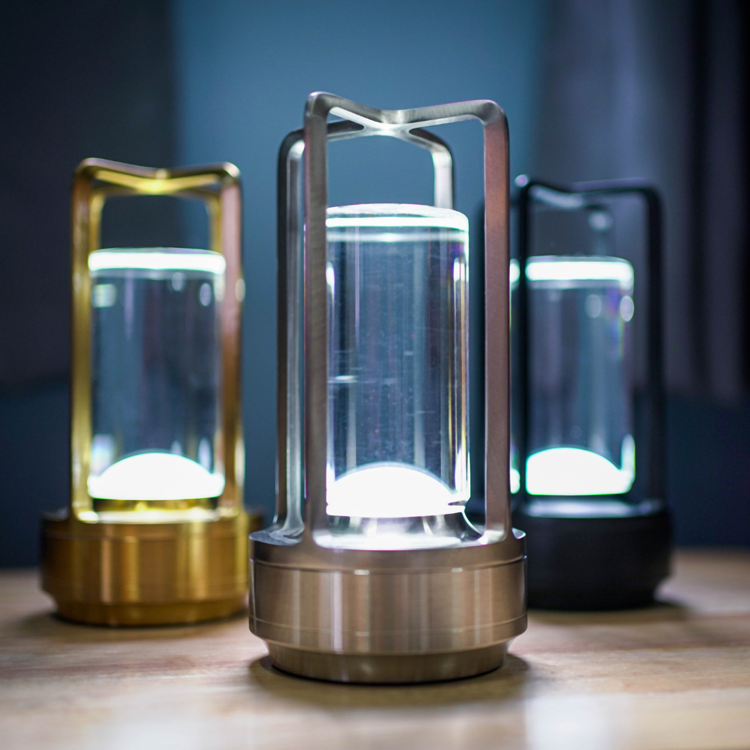 Vintage Style Table Lamp Touch Control Rechargeable LED - Image 9