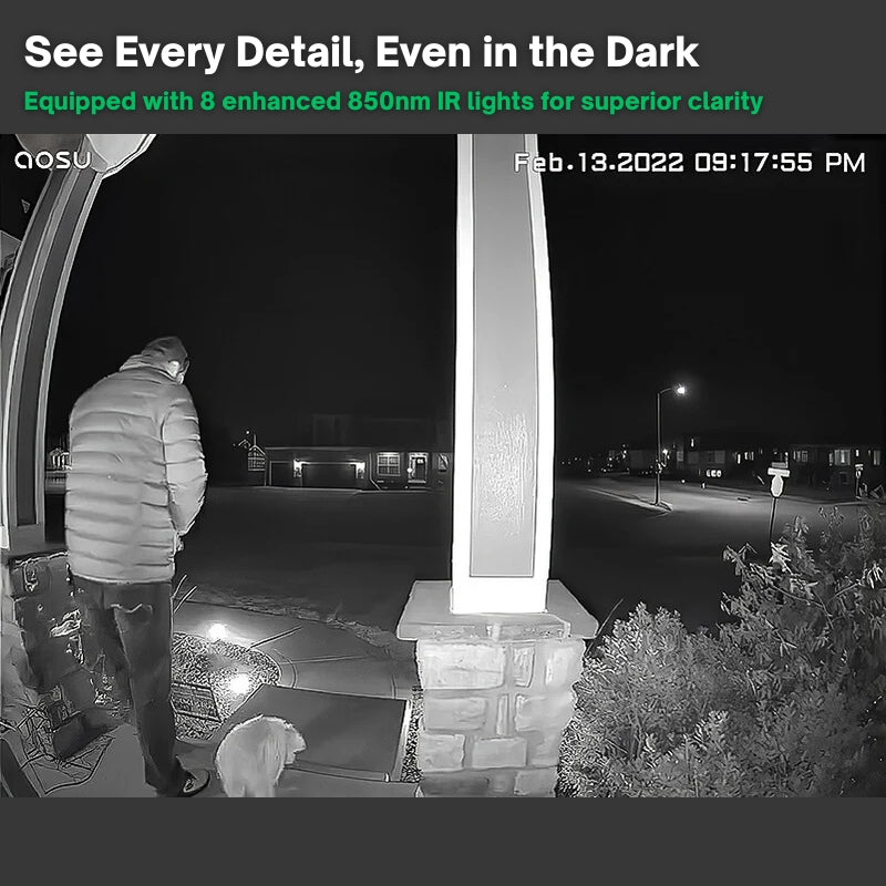 Wireless Video Doorbell Camera HD, Motion Alerts & Long Battery Life - Image 3