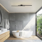 Ultra-Slim Linear Aluminum LED Ceiling Light Flush Mount - Image 10