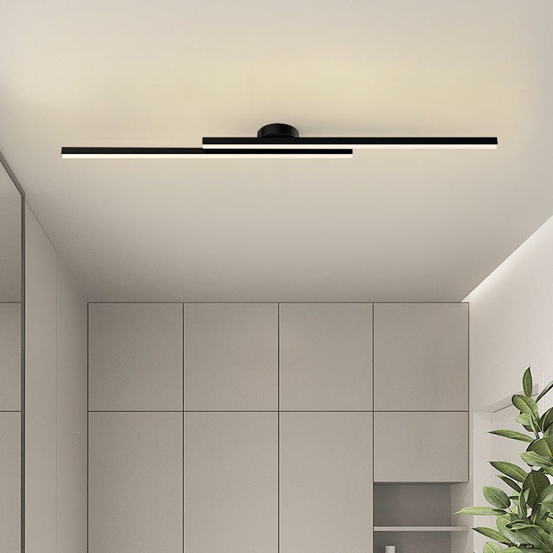Ultra-Slim Linear Aluminum LED Ceiling Light Flush Mount - Image 12