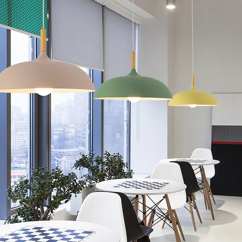 Modern Pendant Ceiling Light Adjustable Hanging Indoor Lamp
