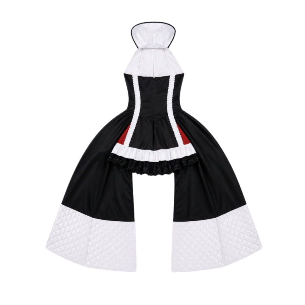 4 Piece Spandex Womens Playing Card Queen Costume