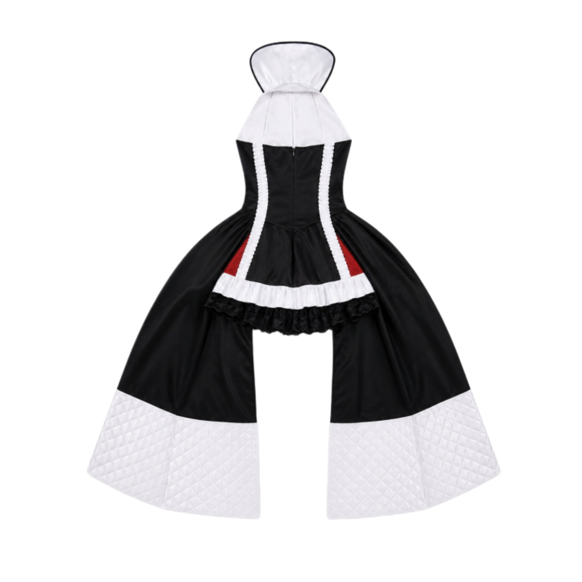 4 Piece Spandex Womens Playing Card Queen Costume