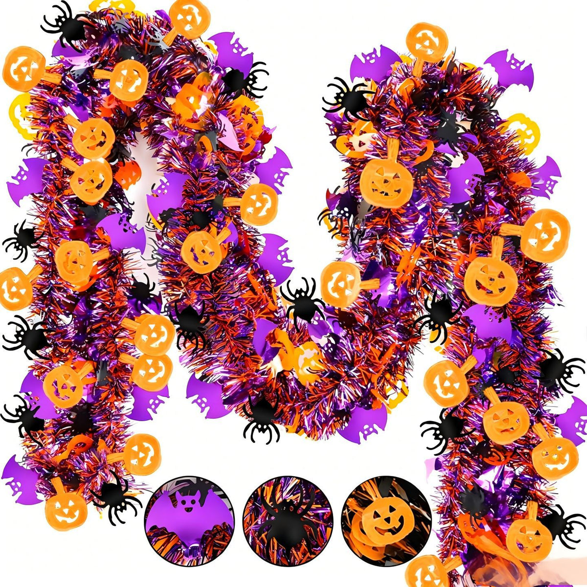 Halloween Plastic Tinsel Garland 5 Layer - Image 9