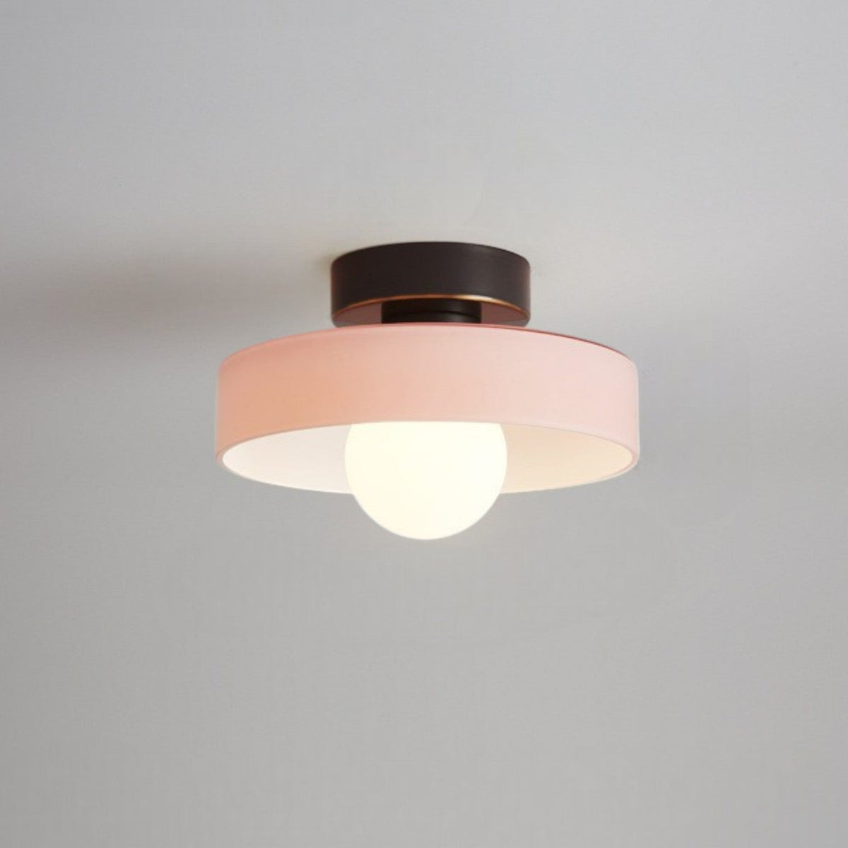 Modern Round Glass Ceiling Light LED Pendant - Image 3