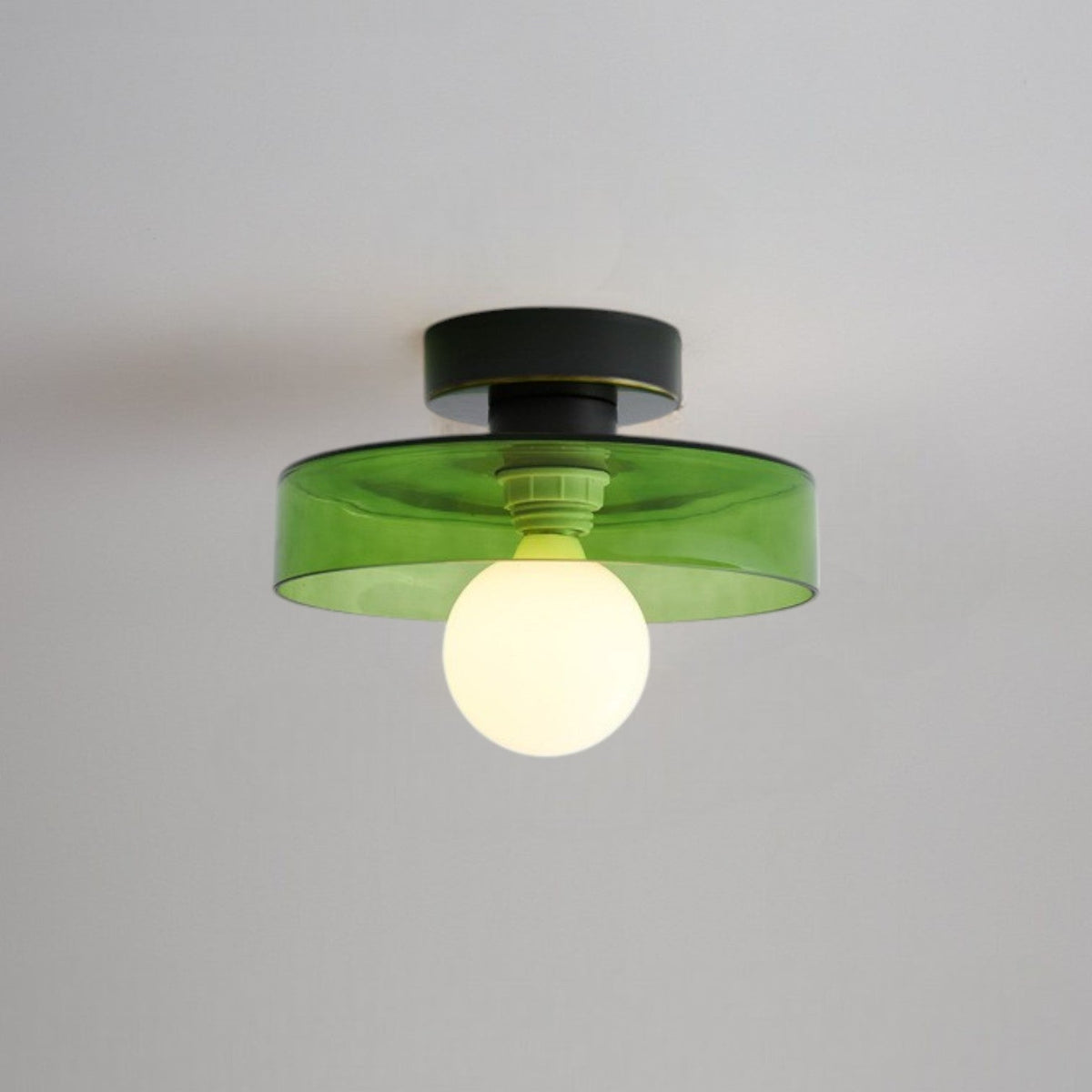 Modern Round Glass Ceiling Light LED Pendant - Image 5