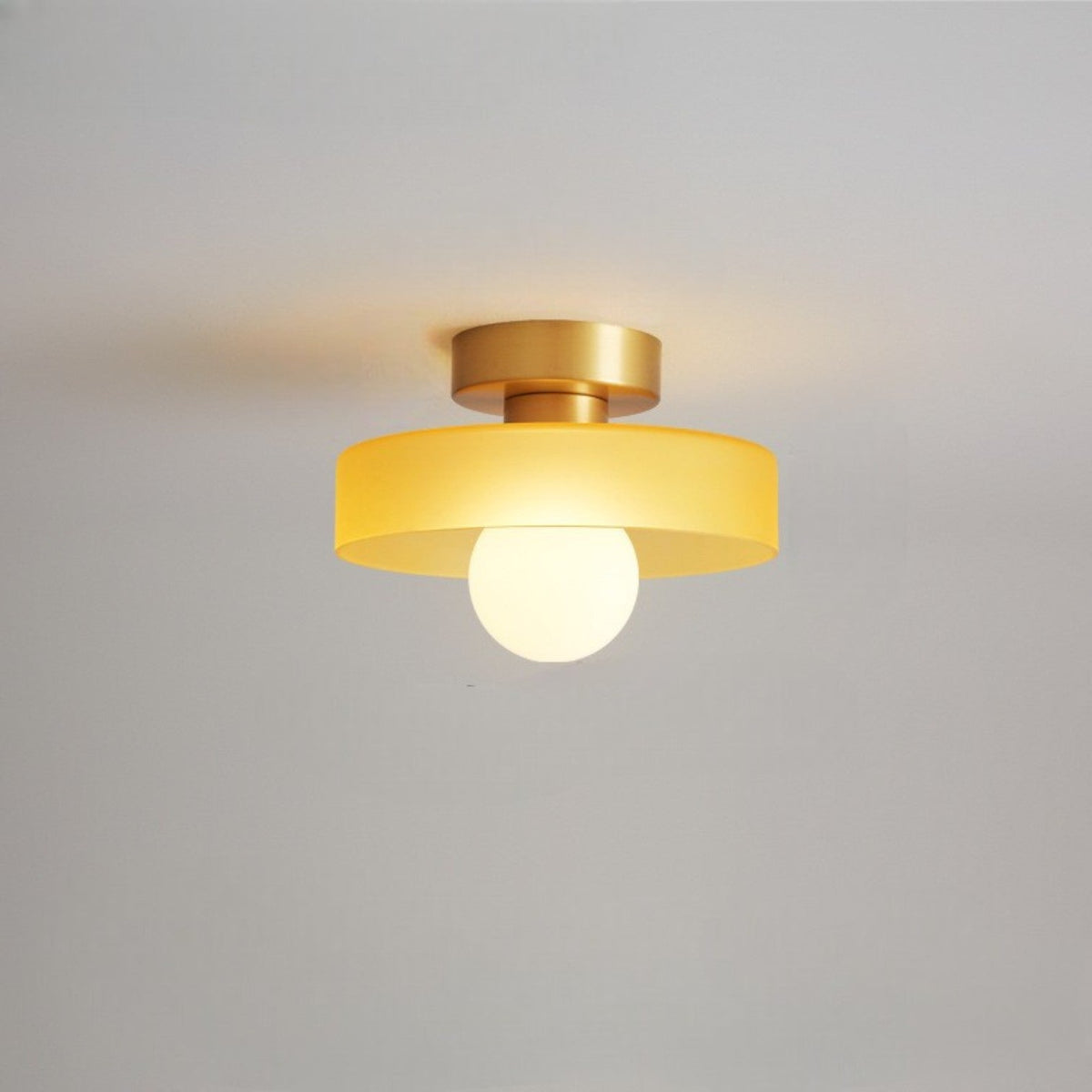 Modern Round Glass Ceiling Light LED Pendant - Image 8
