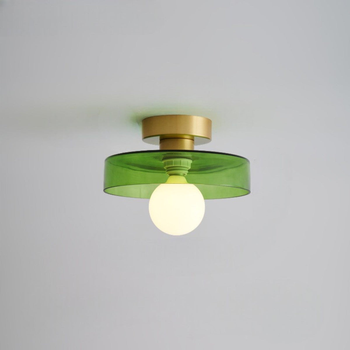 Modern Round Glass Ceiling Light LED Pendant - Image 13