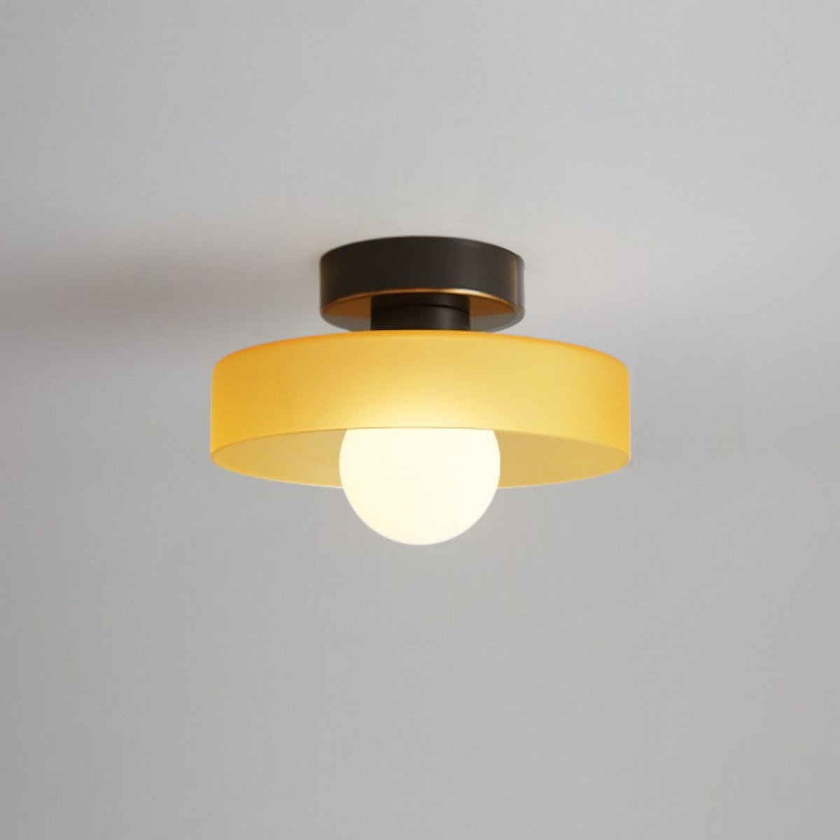 Modern Round Glass Ceiling Light LED Pendant - Image 6