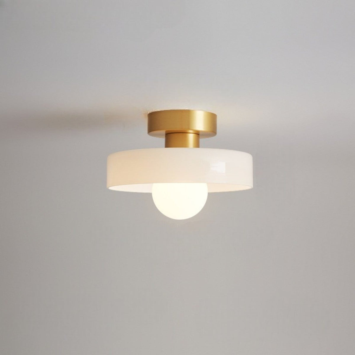 Modern Round Glass Ceiling Light LED Pendant - Image 7