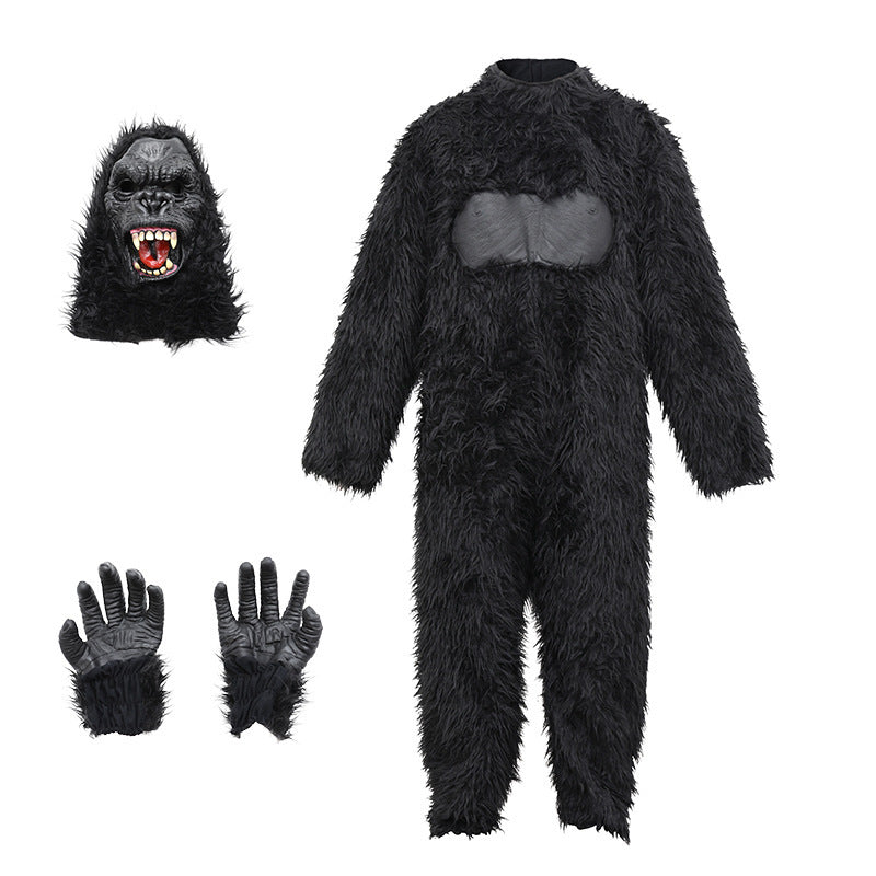 Polyester Plush Kids Gorilla Costume - Image 5