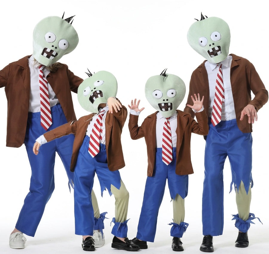 Polyester Video Game Zombie Costume Set