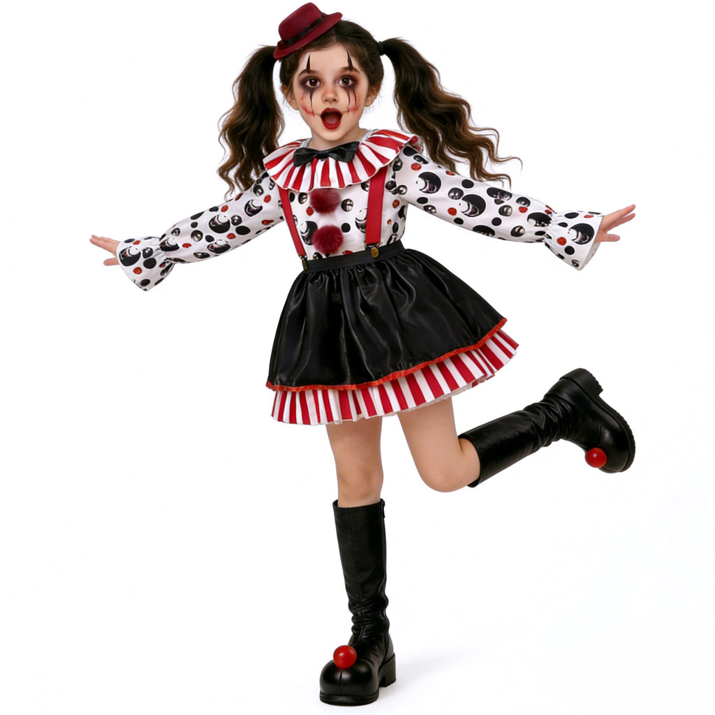 Polyester Scary Clown Costume Set - Image 3