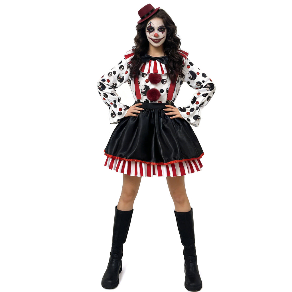 Polyester Scary Clown Costume Set - Image 4