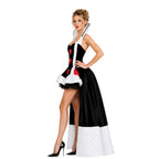 4 Piece Spandex Womens Playing Card Queen Costume