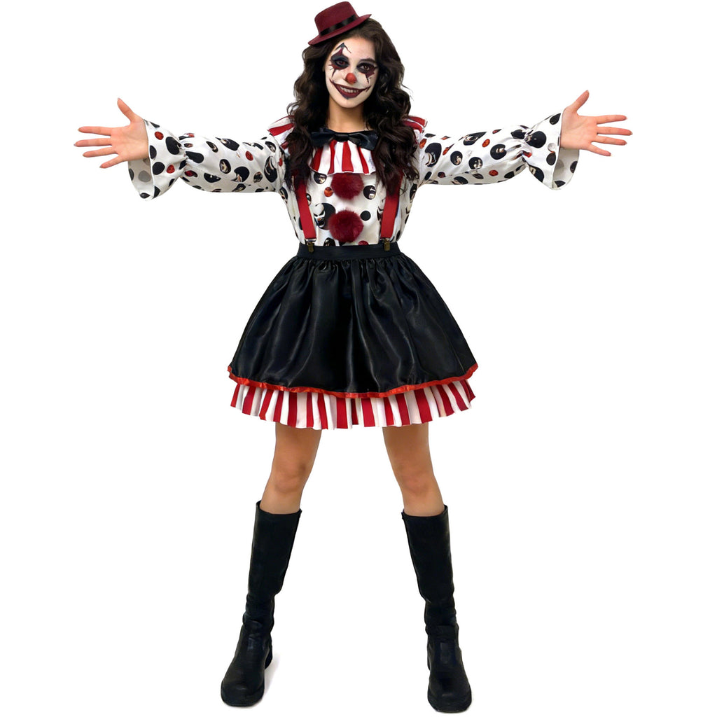 Polyester Scary Clown Costume Set - Image 8